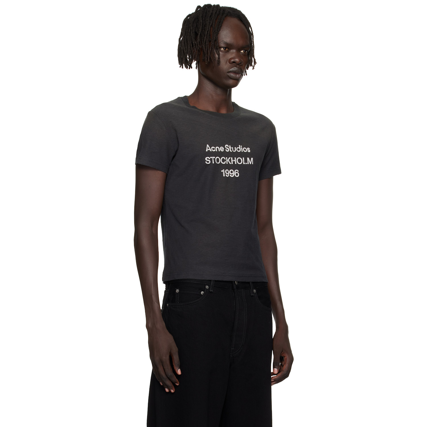  Acne Studios Black Logo T-shirt 