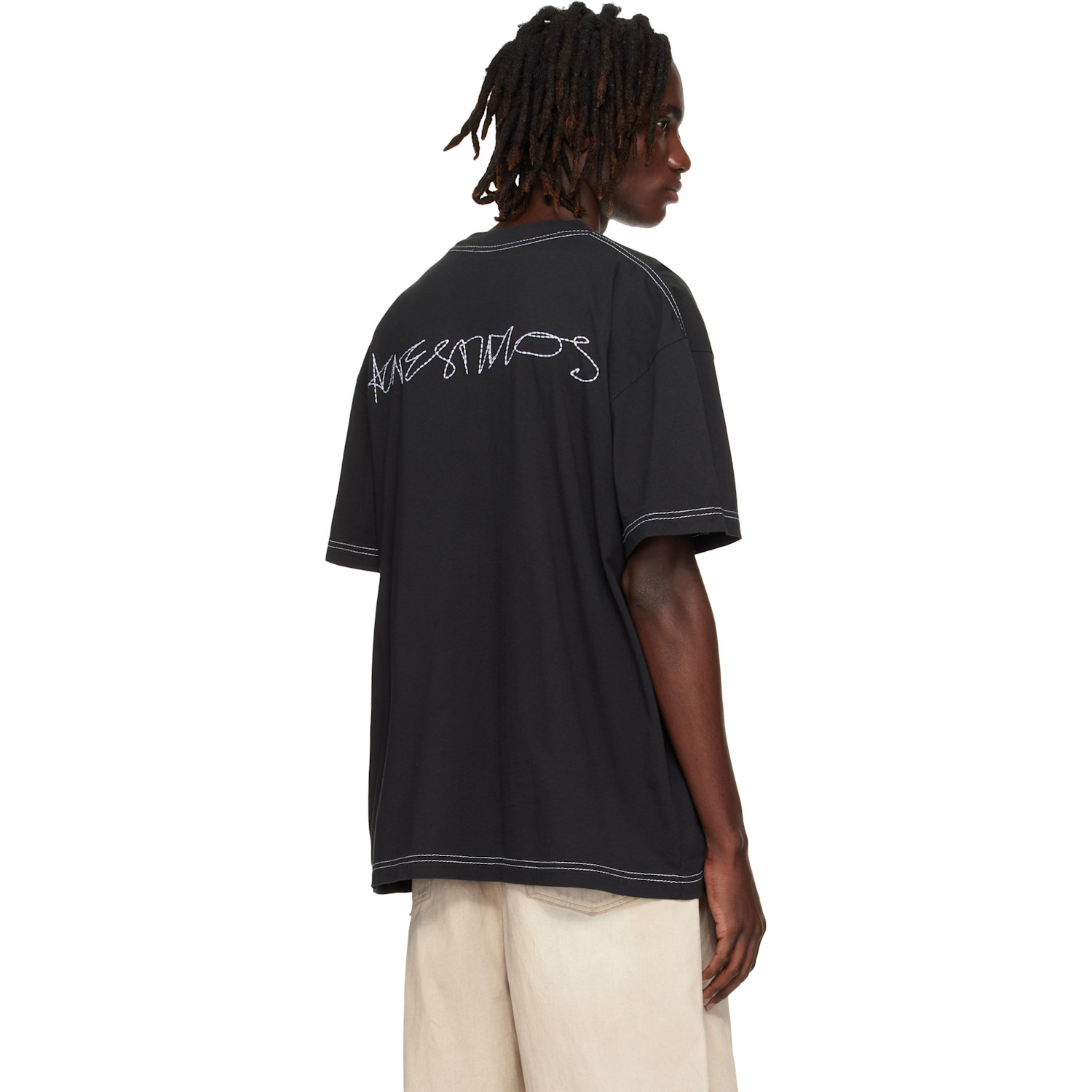 Acne Studios Black Logo T-shirt 