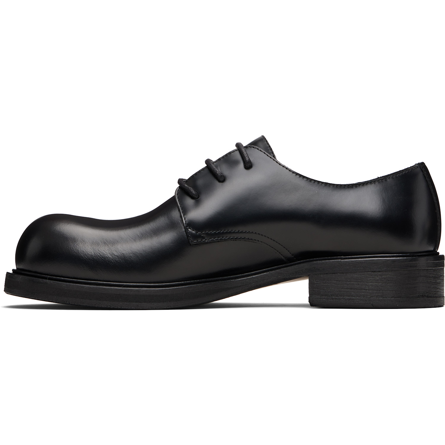  Acne Studios Black Lace-up Leather Derbys 