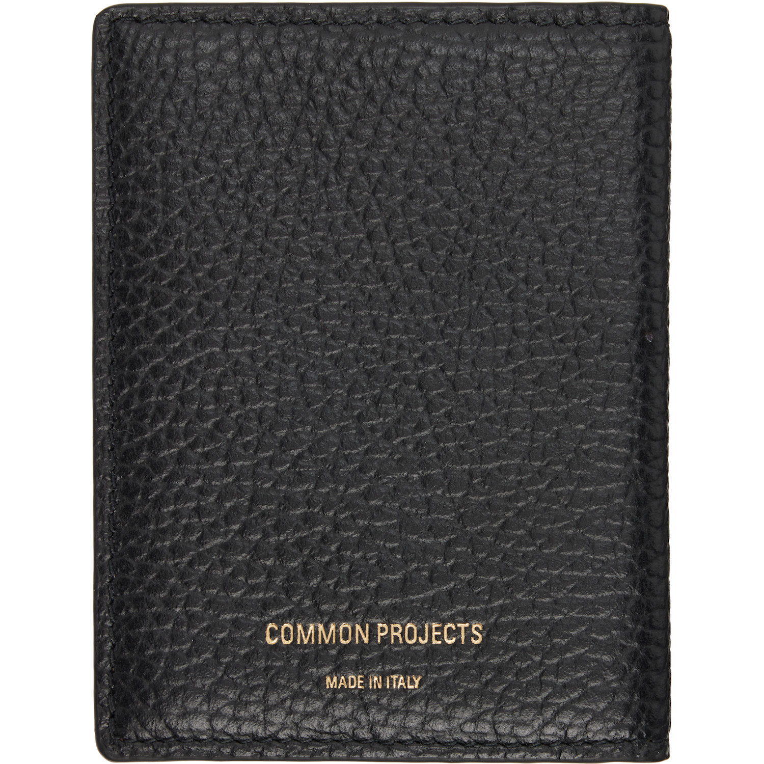  Common Projects Black Leather Card Holder 