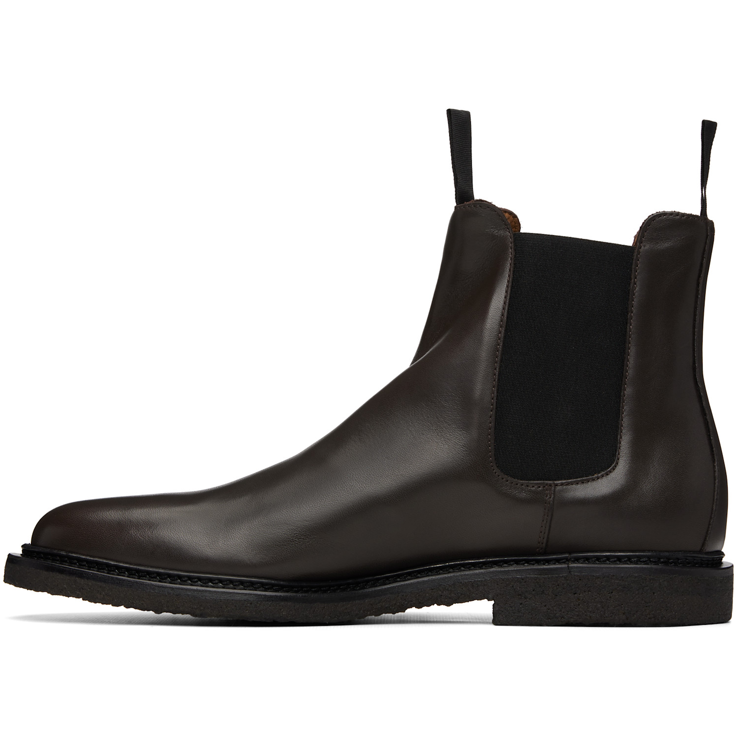  Common Projects Brown Leather Chelsea Boots 
