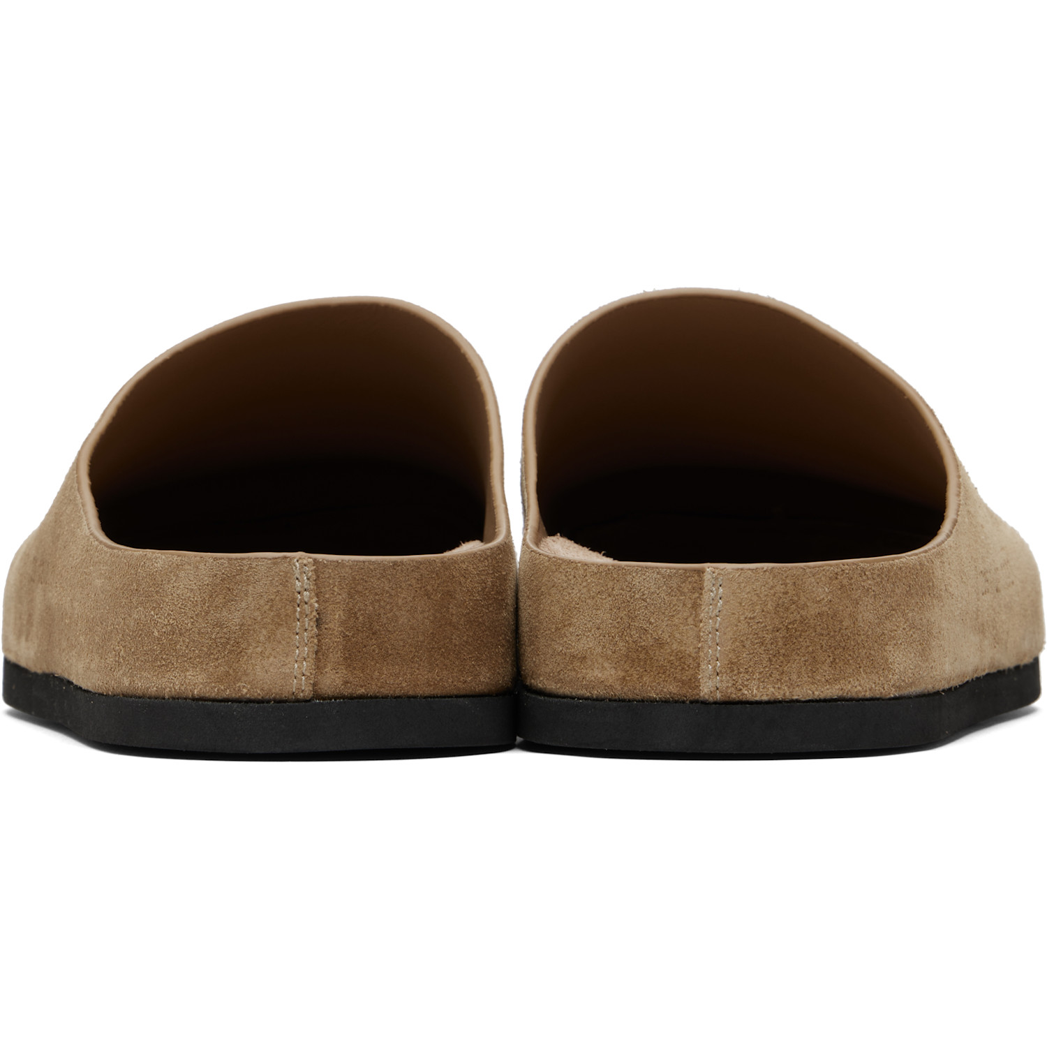  Common Projects Tan Suede Clog Loafers 