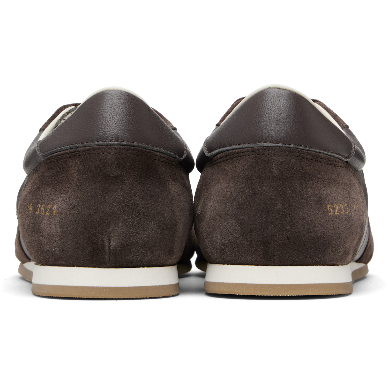  Common Projects Brown Minimal Runner Sneakers 