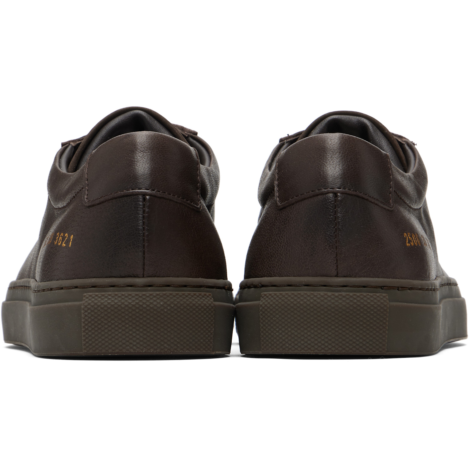  Common Projects Brown Achilles Premium Sneakers 