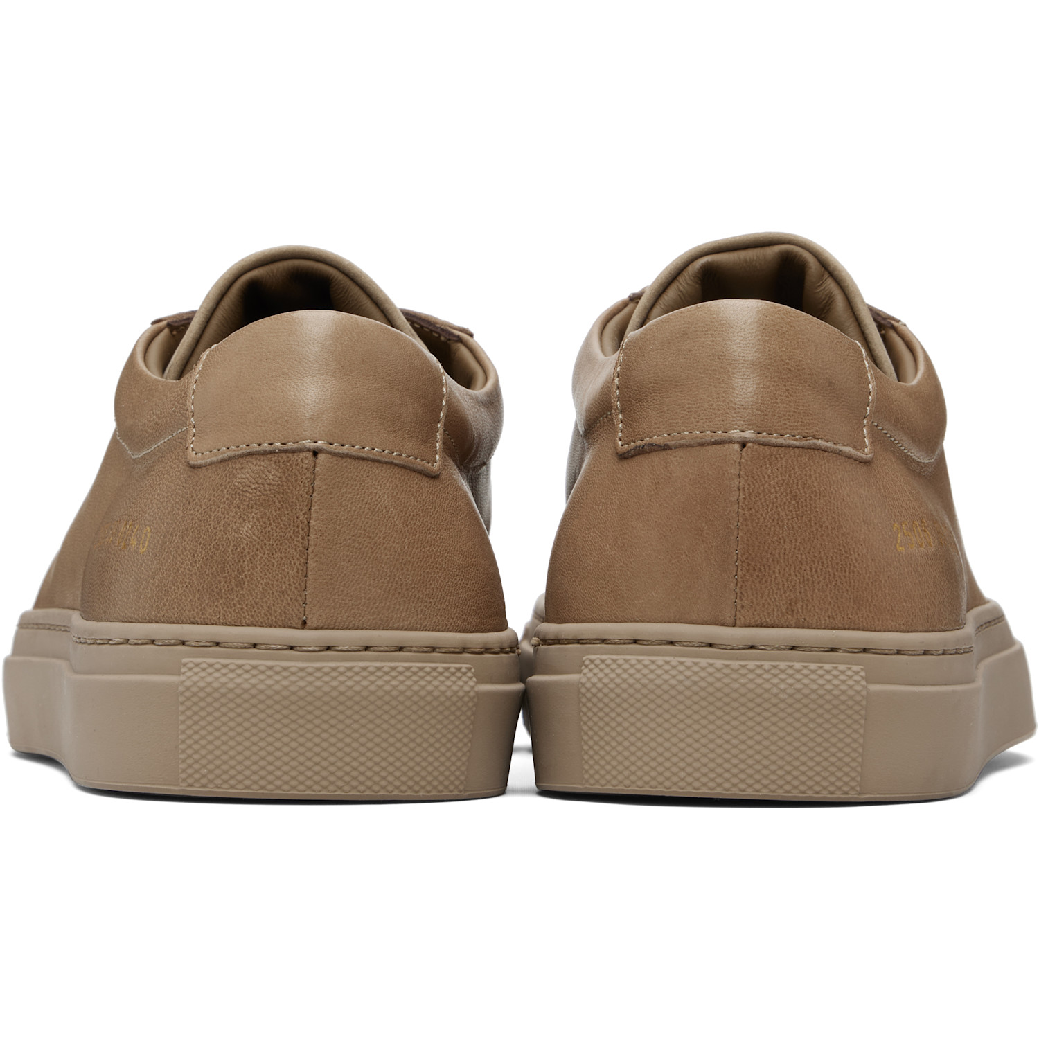  Common Projects Taupe Achilles Premium Sneakers 