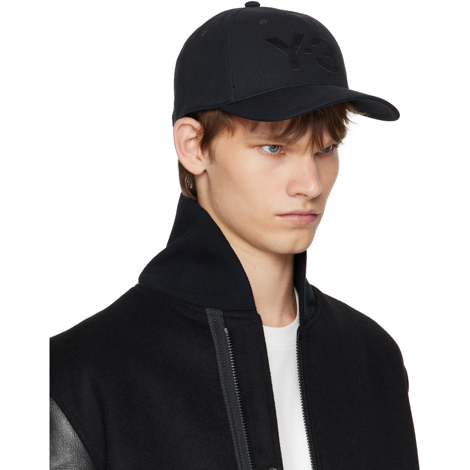 Y-3 Black Classic Logo Cap 