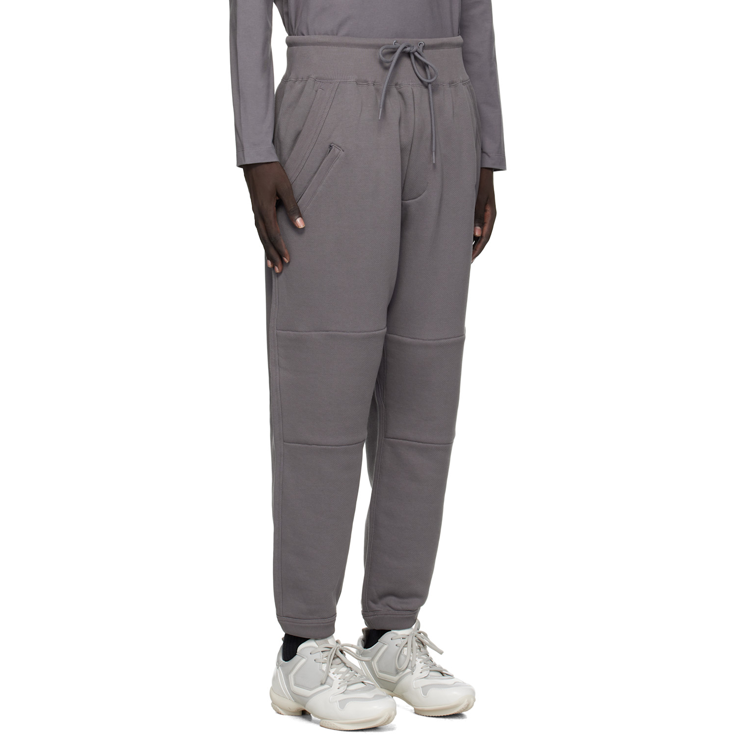  Y-3 Gray Cuffed Track Pants 