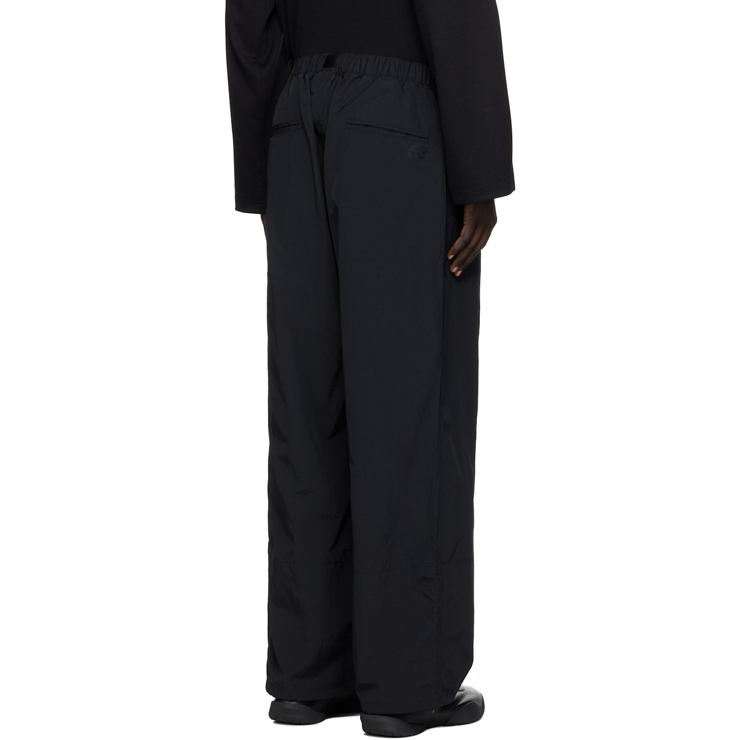  Y-3 Black Nylon Trousers 
