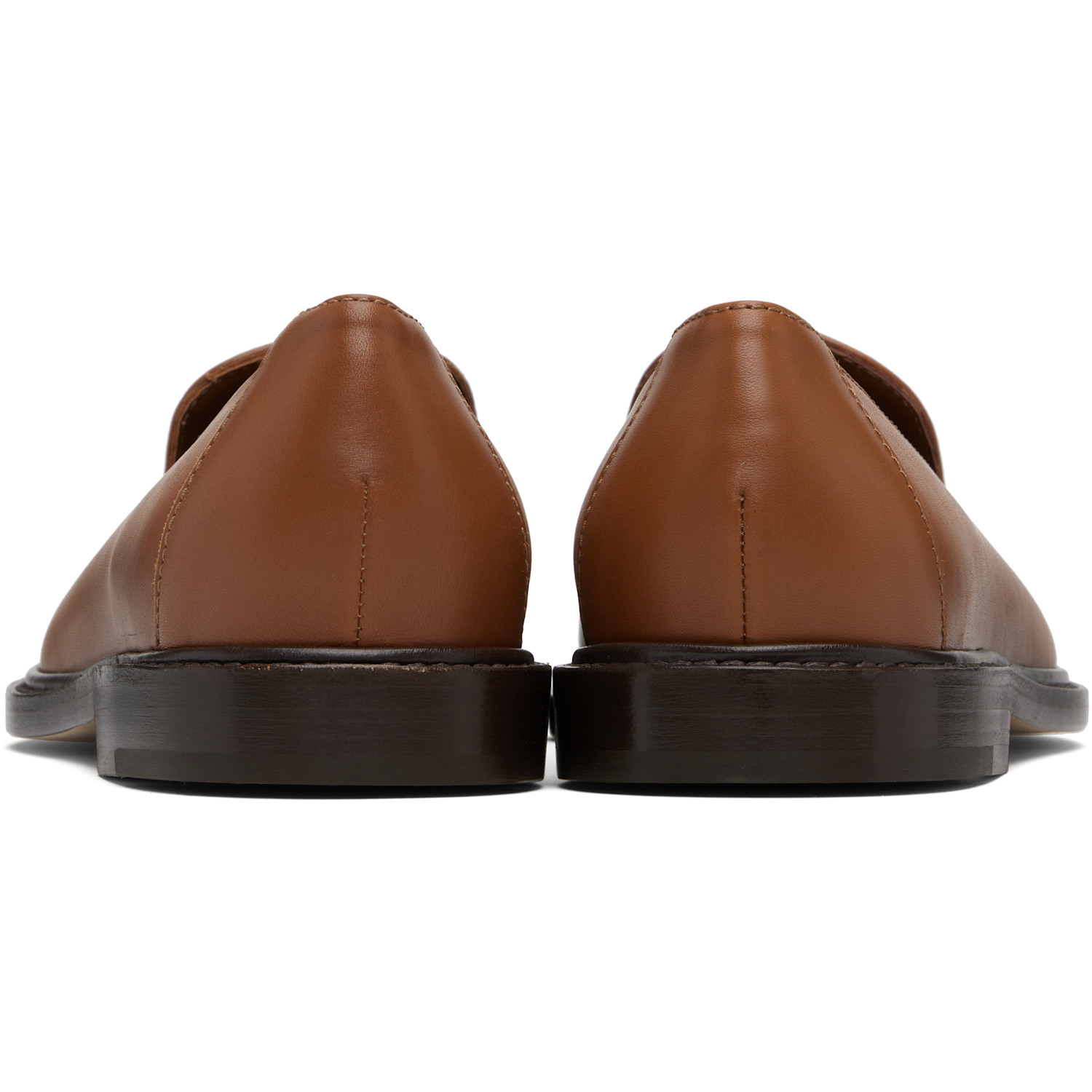  Manolo Blahnik Brown Bucky Loafers 