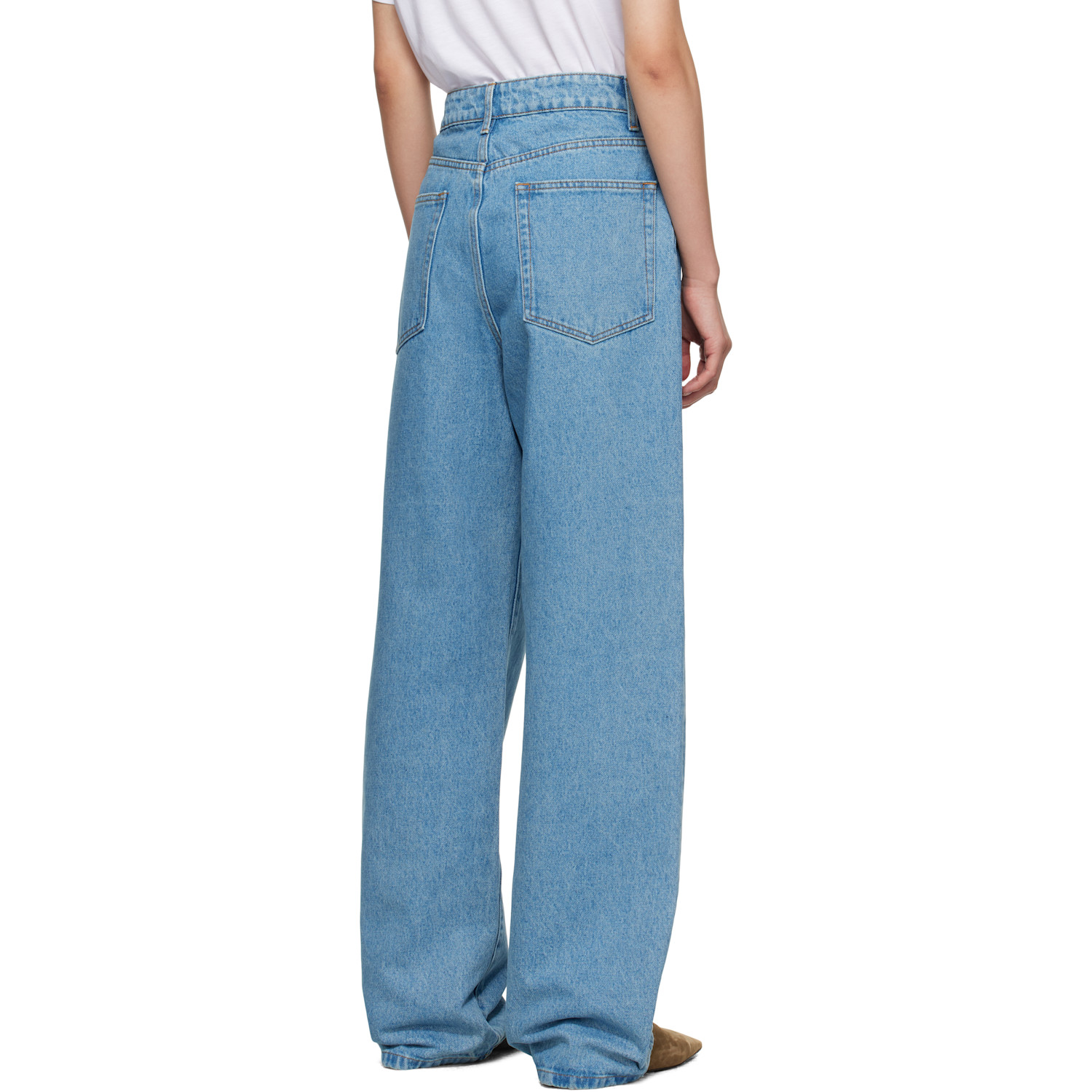  Róhe Blue Signature Baggy Fit Jeans 