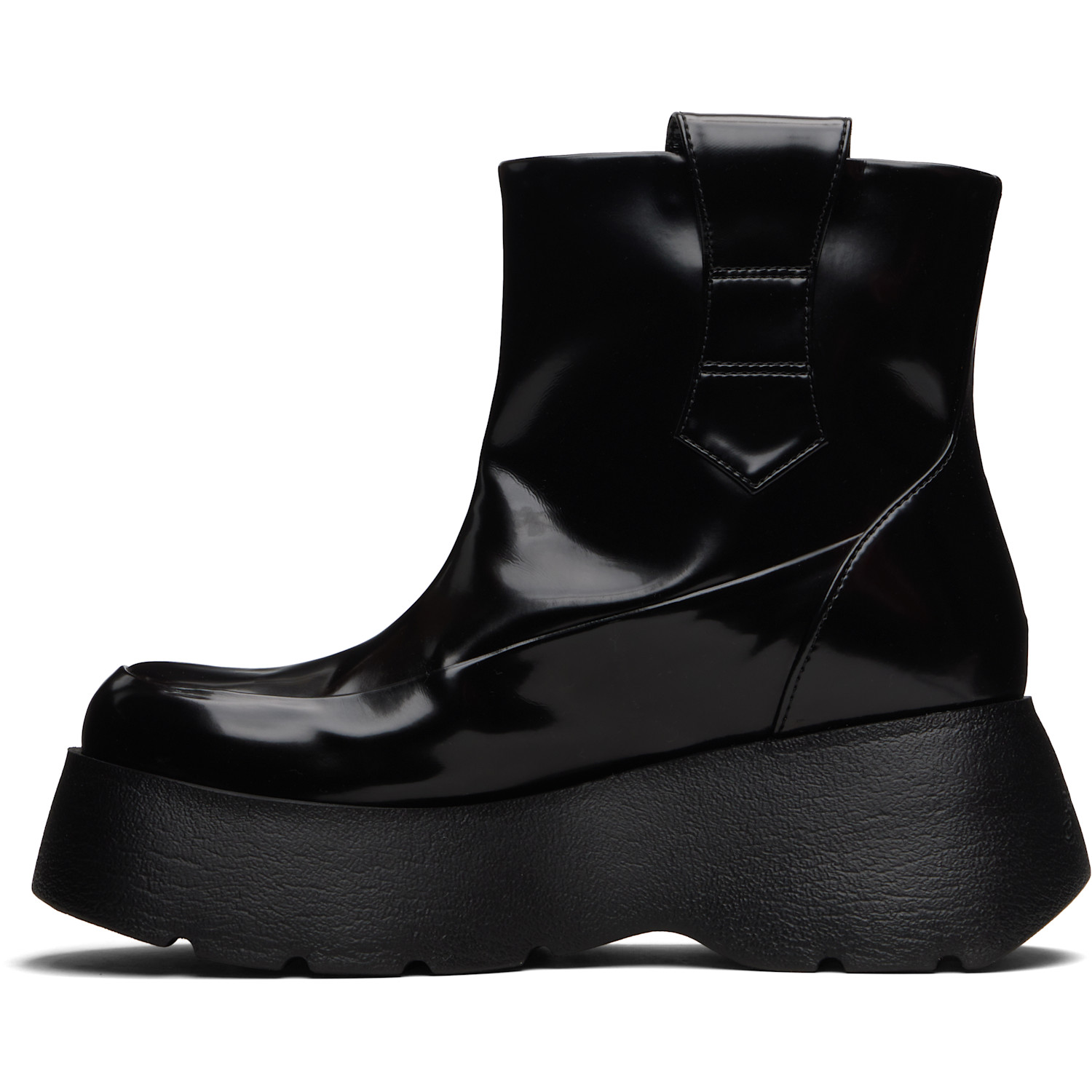  Ganni Black Sue Platform Boots 