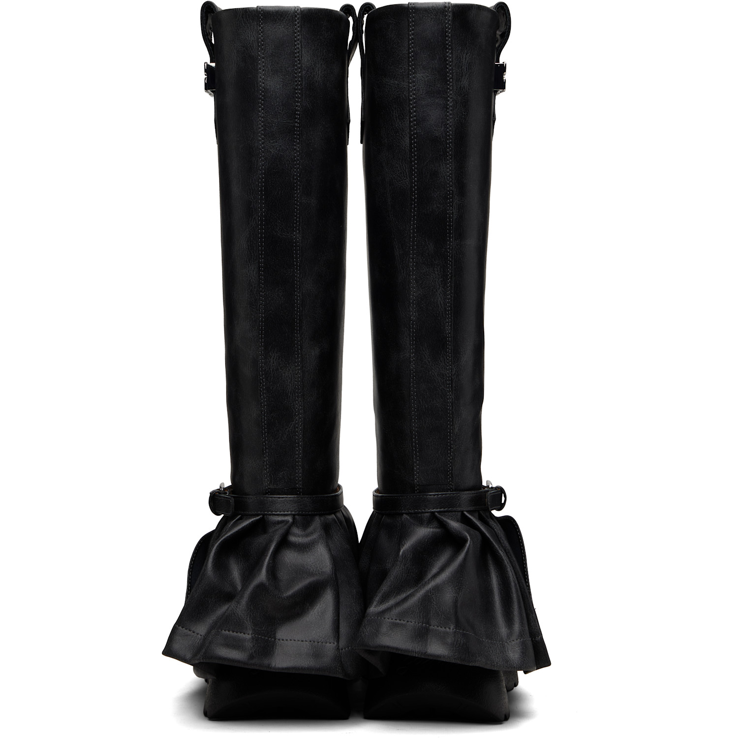  Ganni Gray Kat Tall Boots 