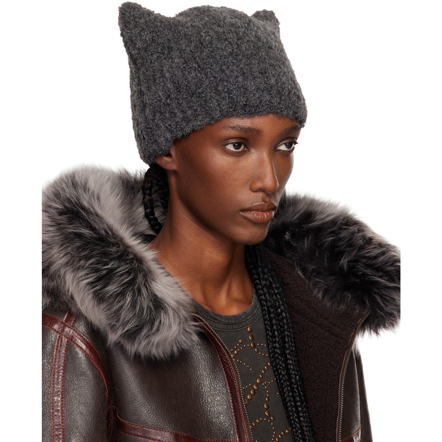  Knwls Gray Precious Beanie 