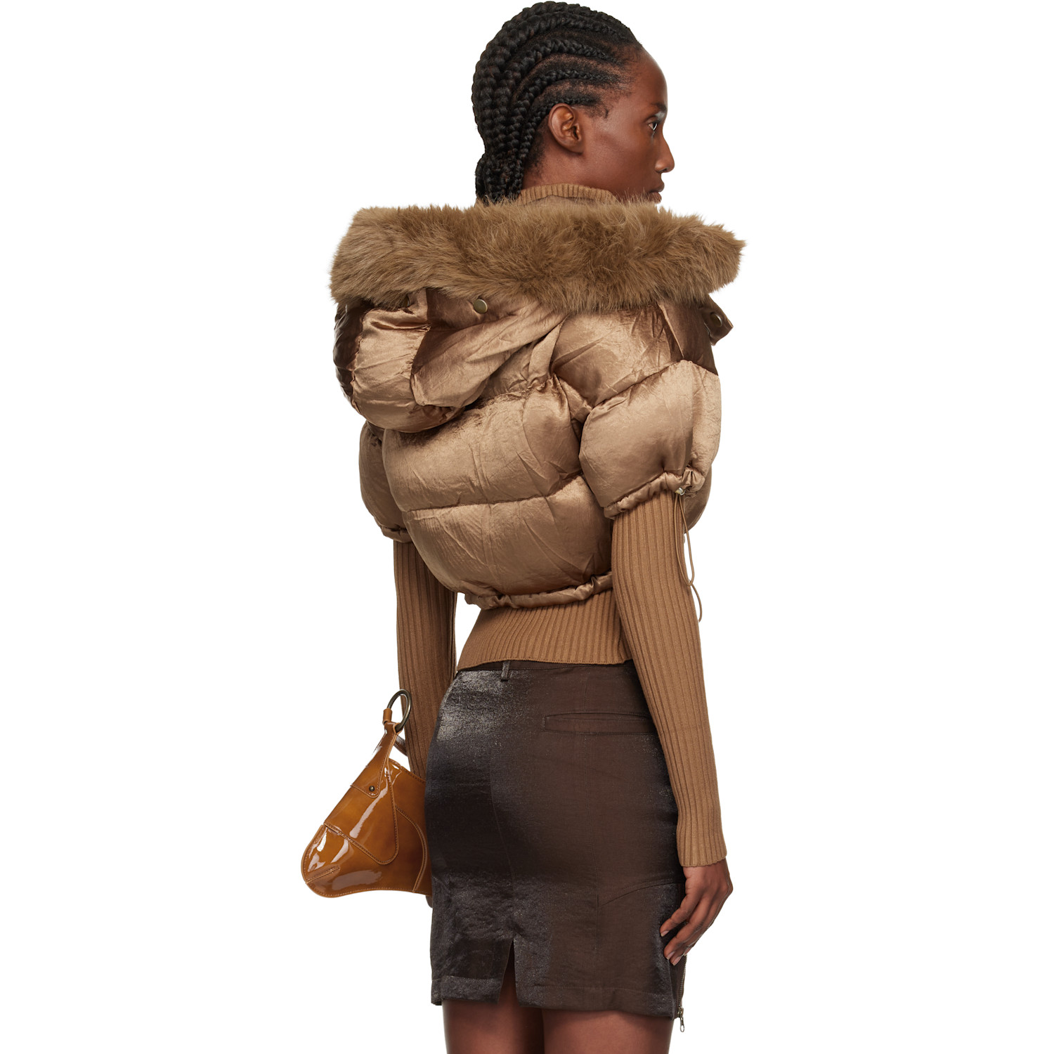  Knwls Brown Mabel Bomber Jacket 