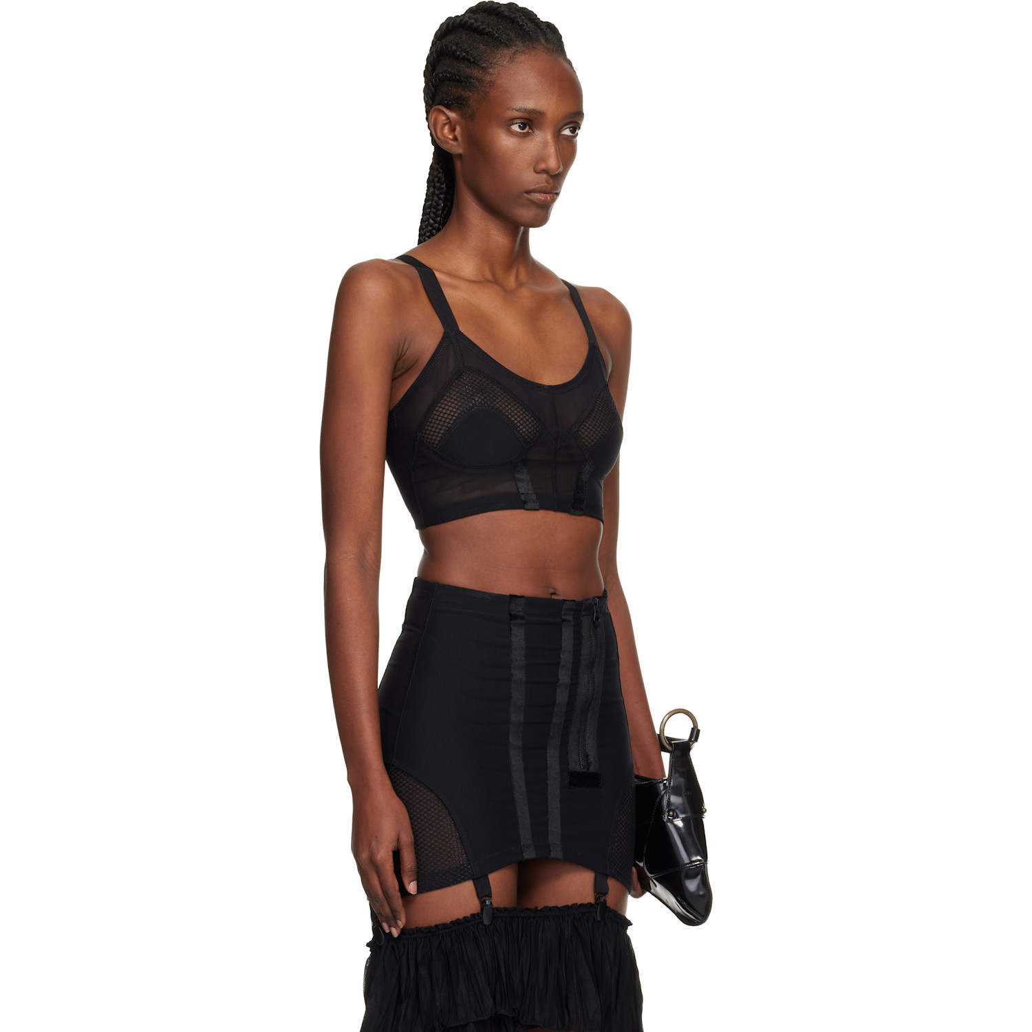  Knwls Black Uma Bustier Bra 