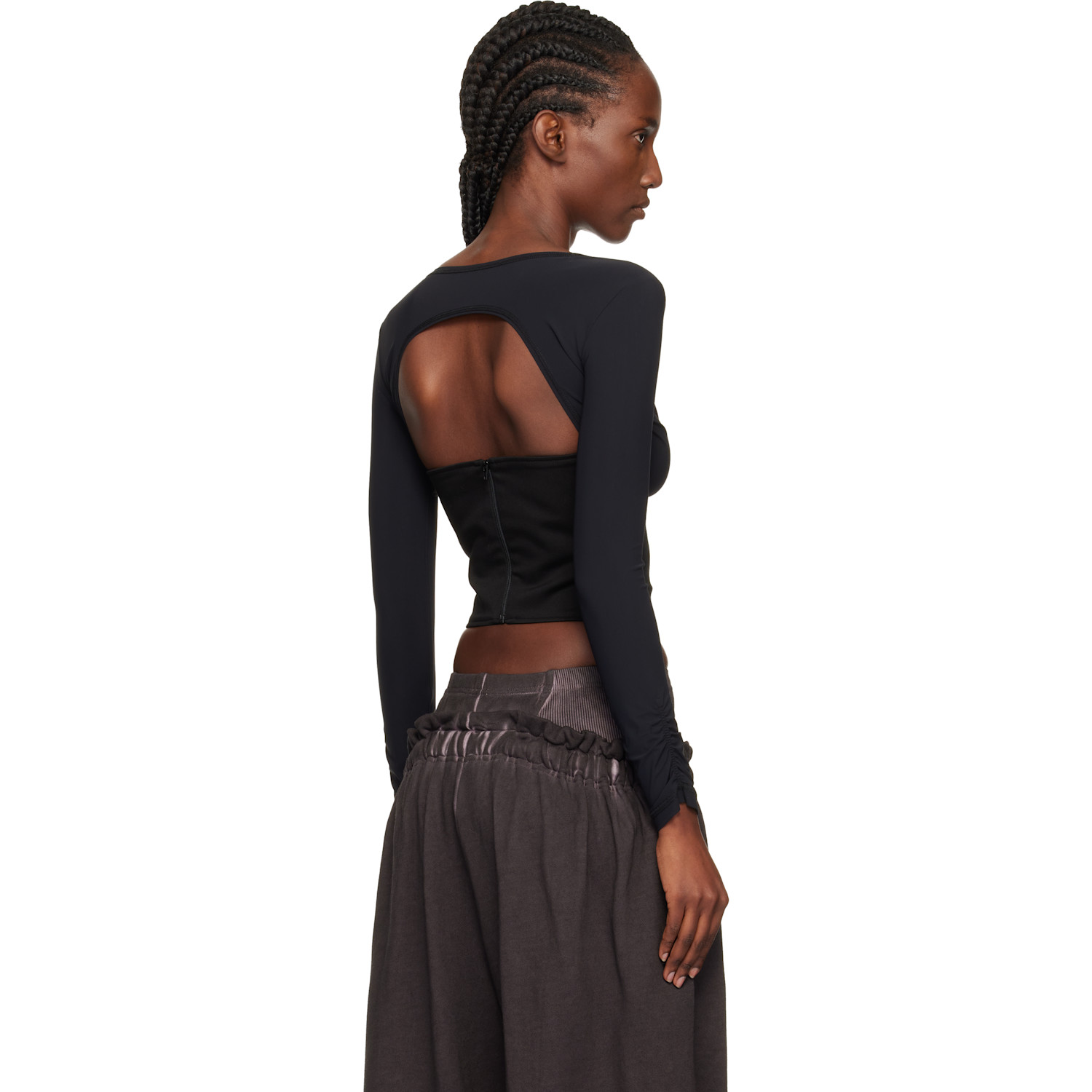  Knwls Black Scythe Bustier Top 