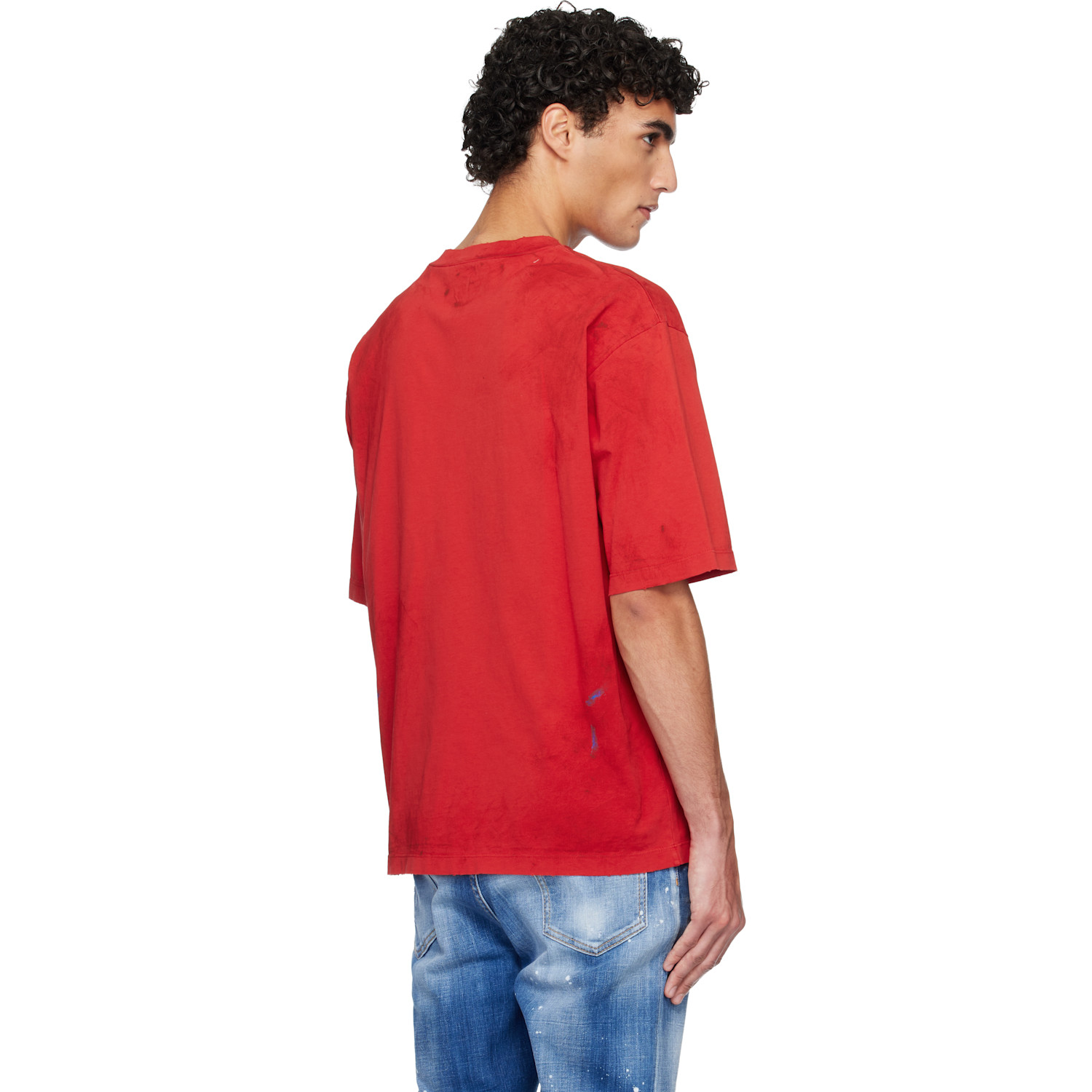  Dsquared2 Red Loose Fit T-shirt 