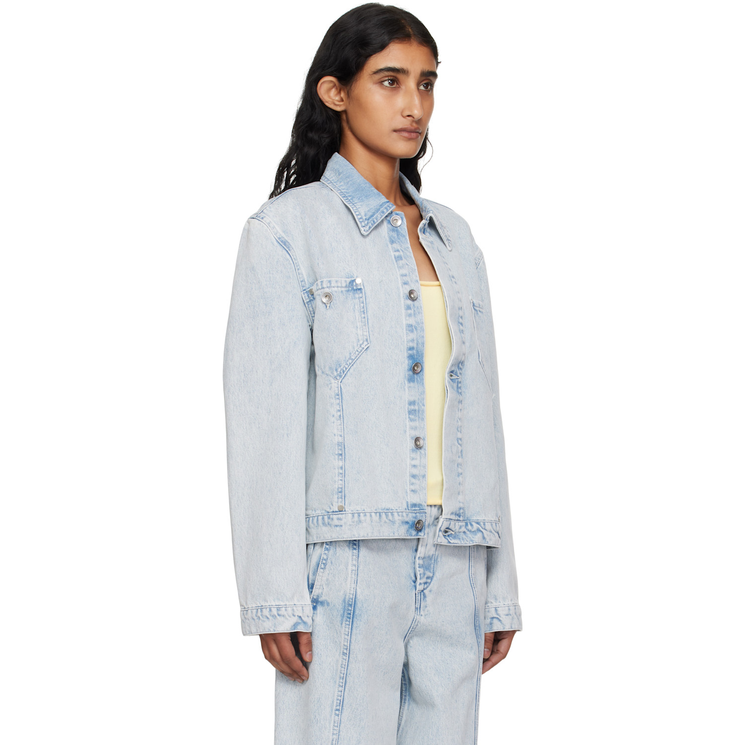  Ymc Blue Loft Denim Jacket 