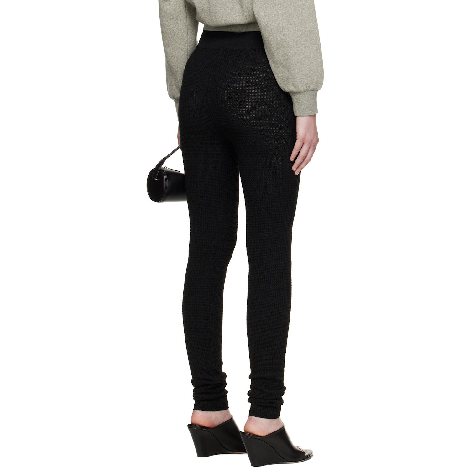  Fear Of God Essentials Black Waffle Leggings 