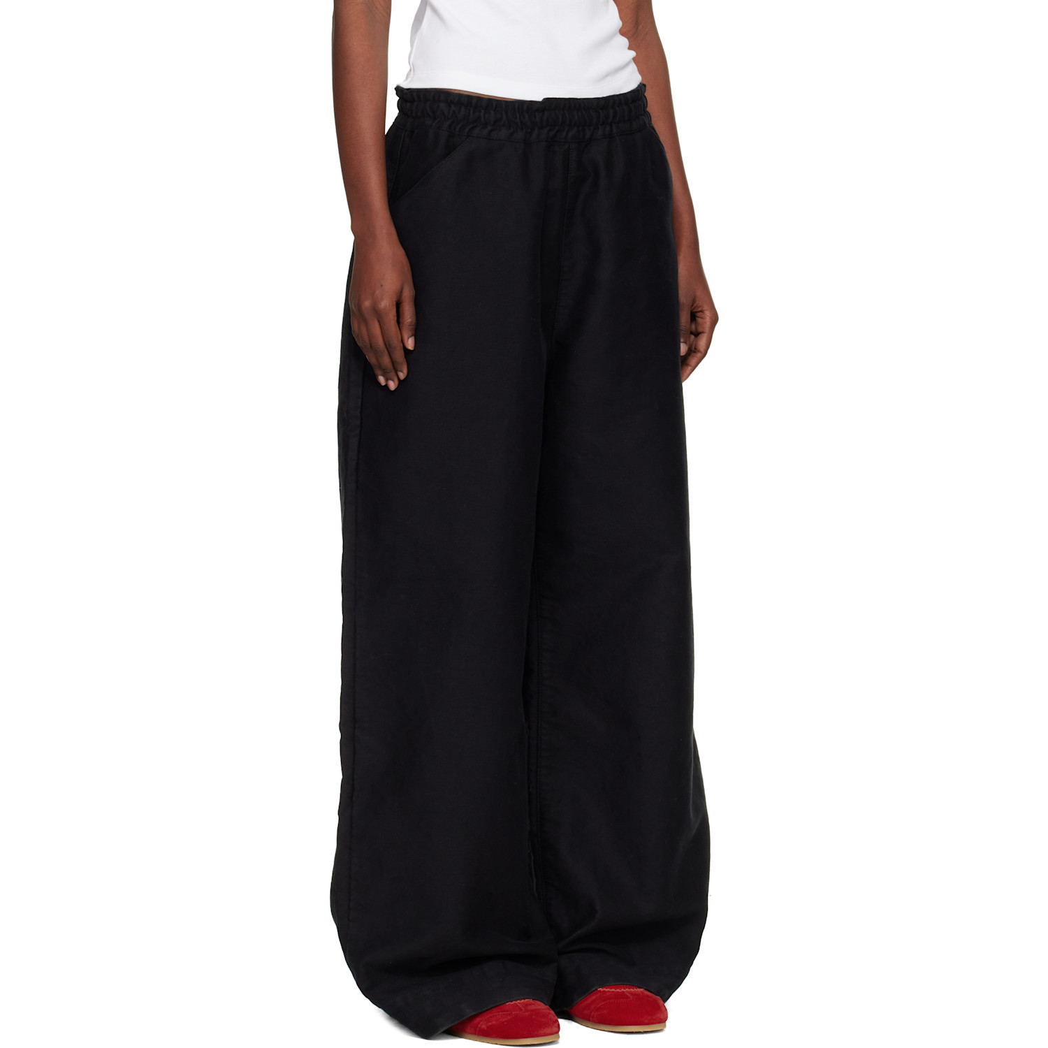  Ymc Black Envelope Trousers 