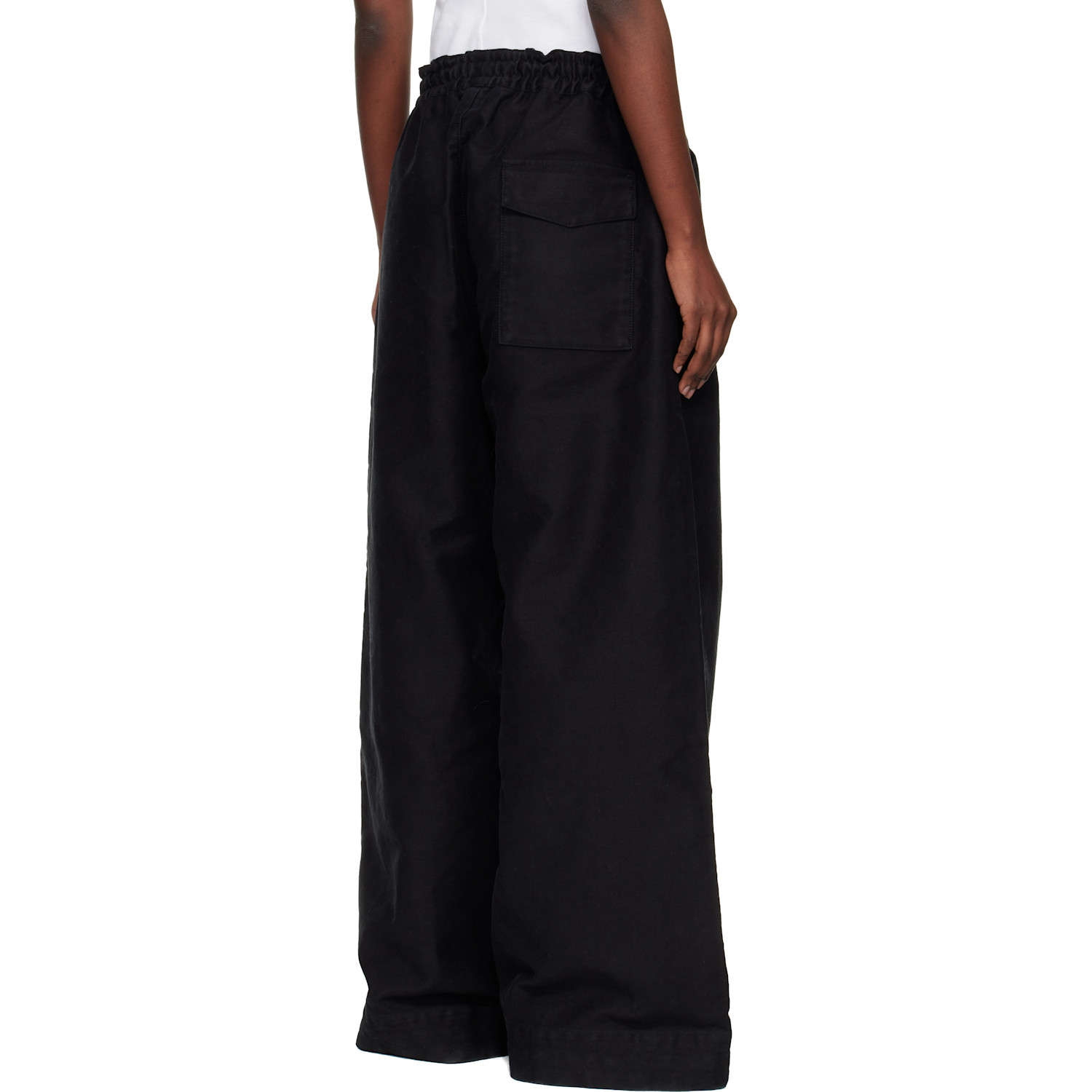  Ymc Black Envelope Trousers 