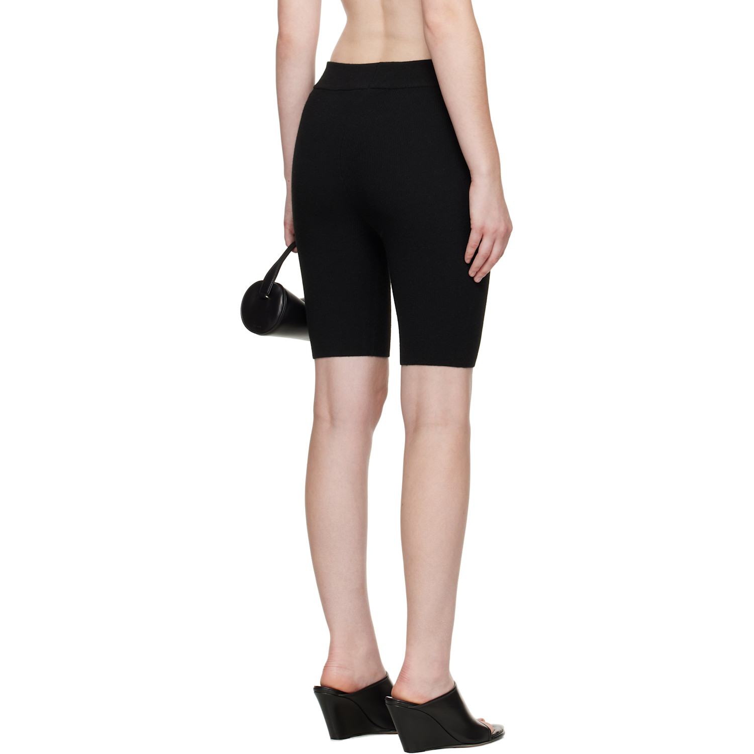  Fear Of God Essentials Black Soft Rib Biker Shorts 