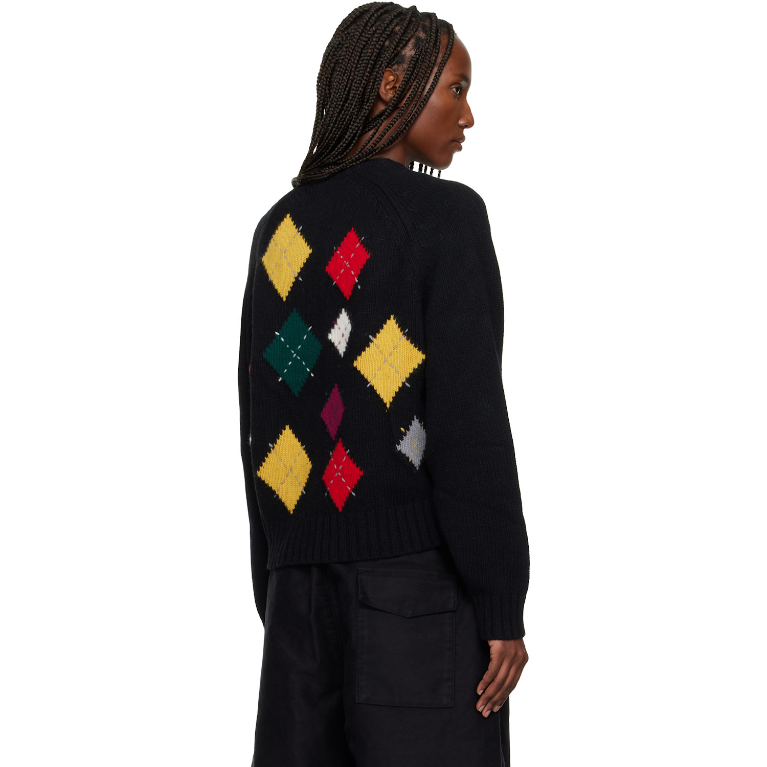  Ymc Black Atomic Cardigan 