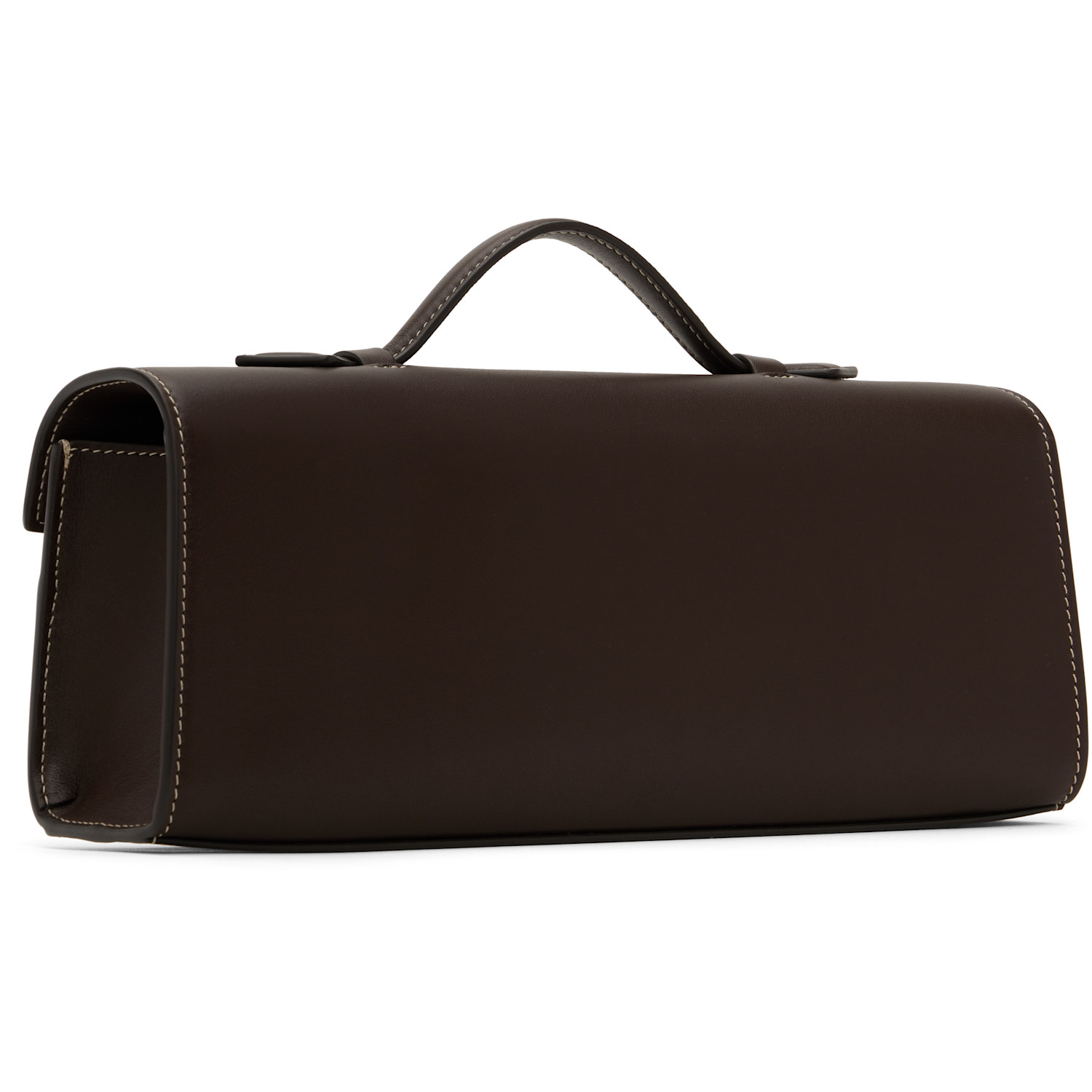  Savette Brown Slim Symmetry Pochette Bag 
