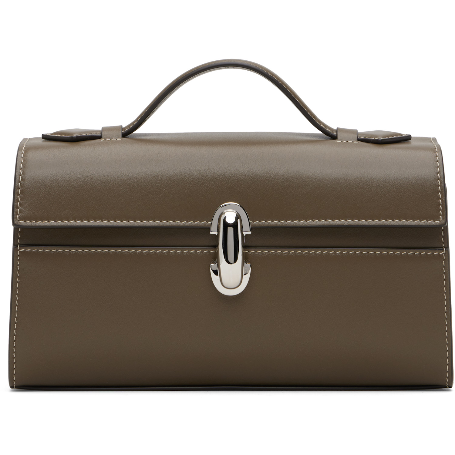 Savette Taupe Symmetry Pochette Bag