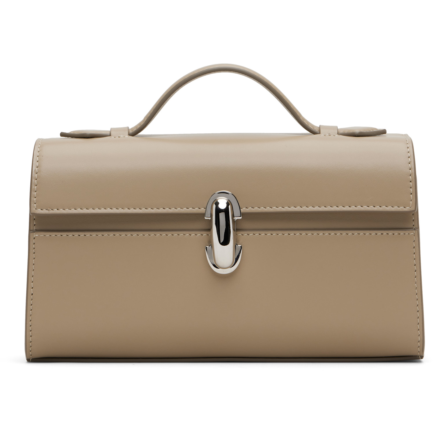 Savette Taupe Symmetry Pochette Bag