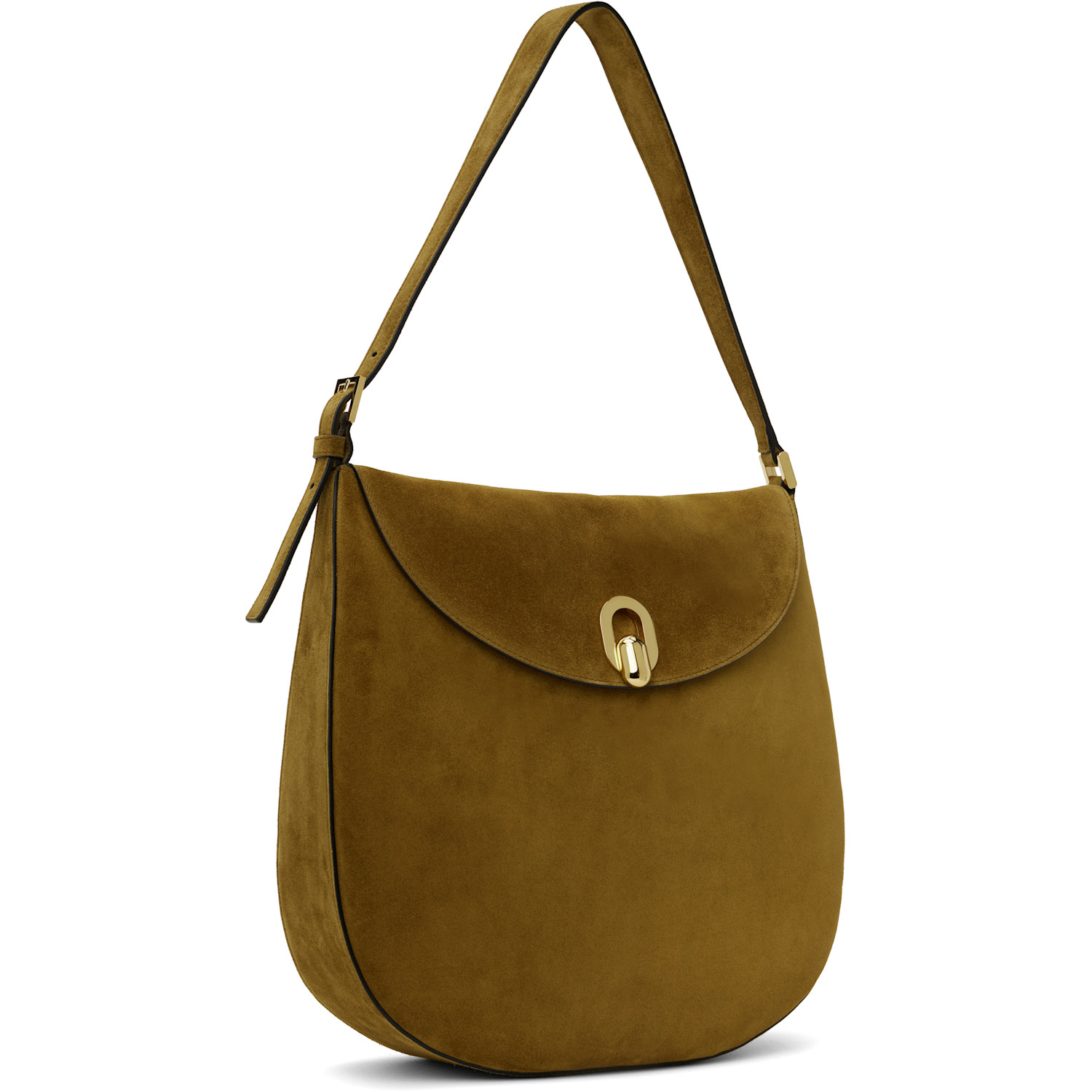  Savette Brown Large Tondo Hobo Bag 