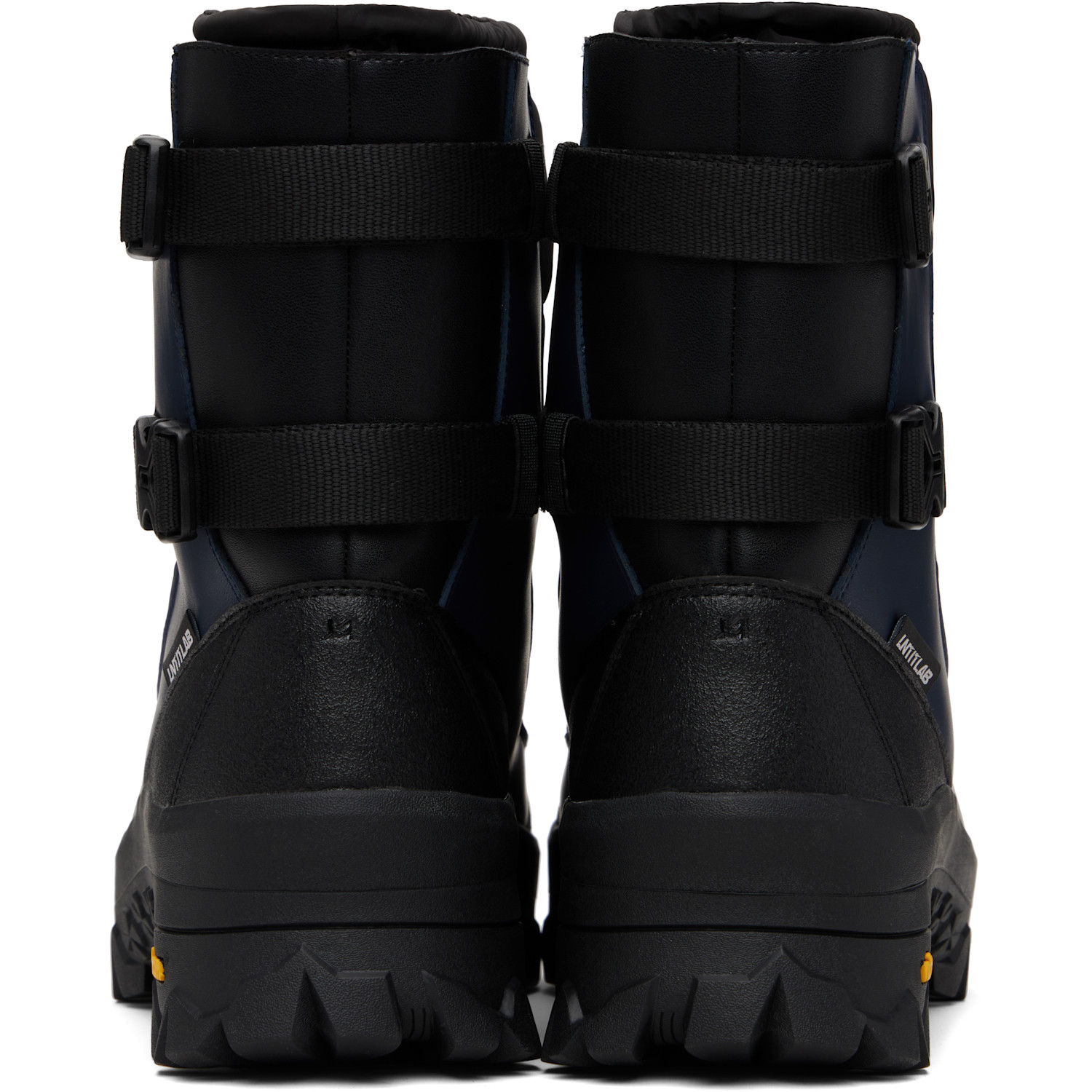  Untitlab® Black & Navy Un Sakura Boots 