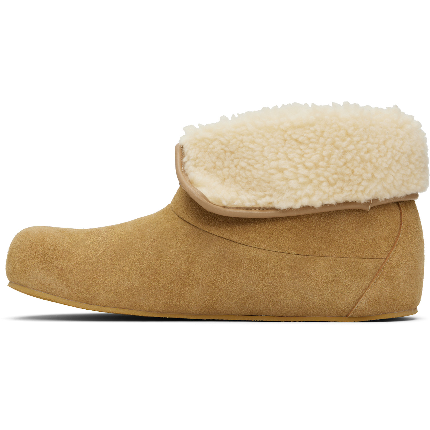  Untitlab® Beige Belts Clog Boots 