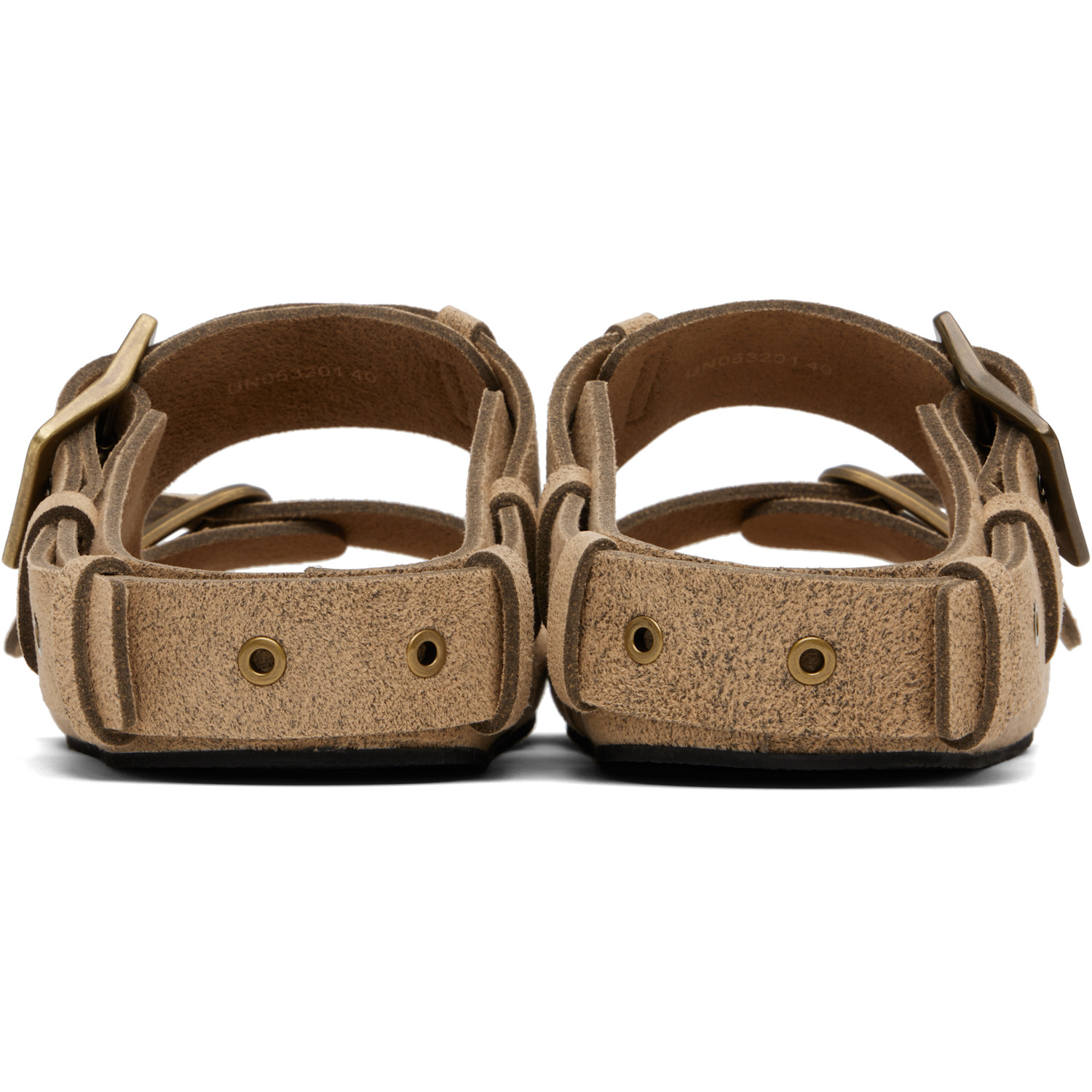  Untitlab® Beige Belts Clogs Sandals 