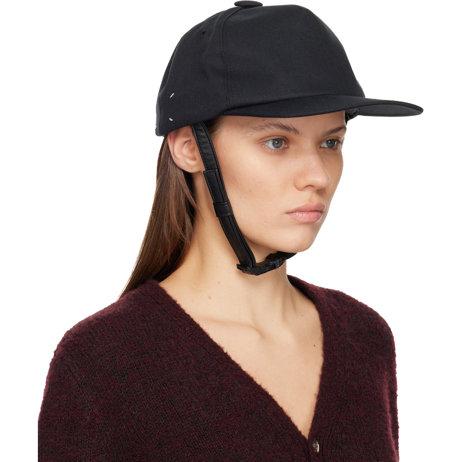  Maison Margiela Black Riding Cap 