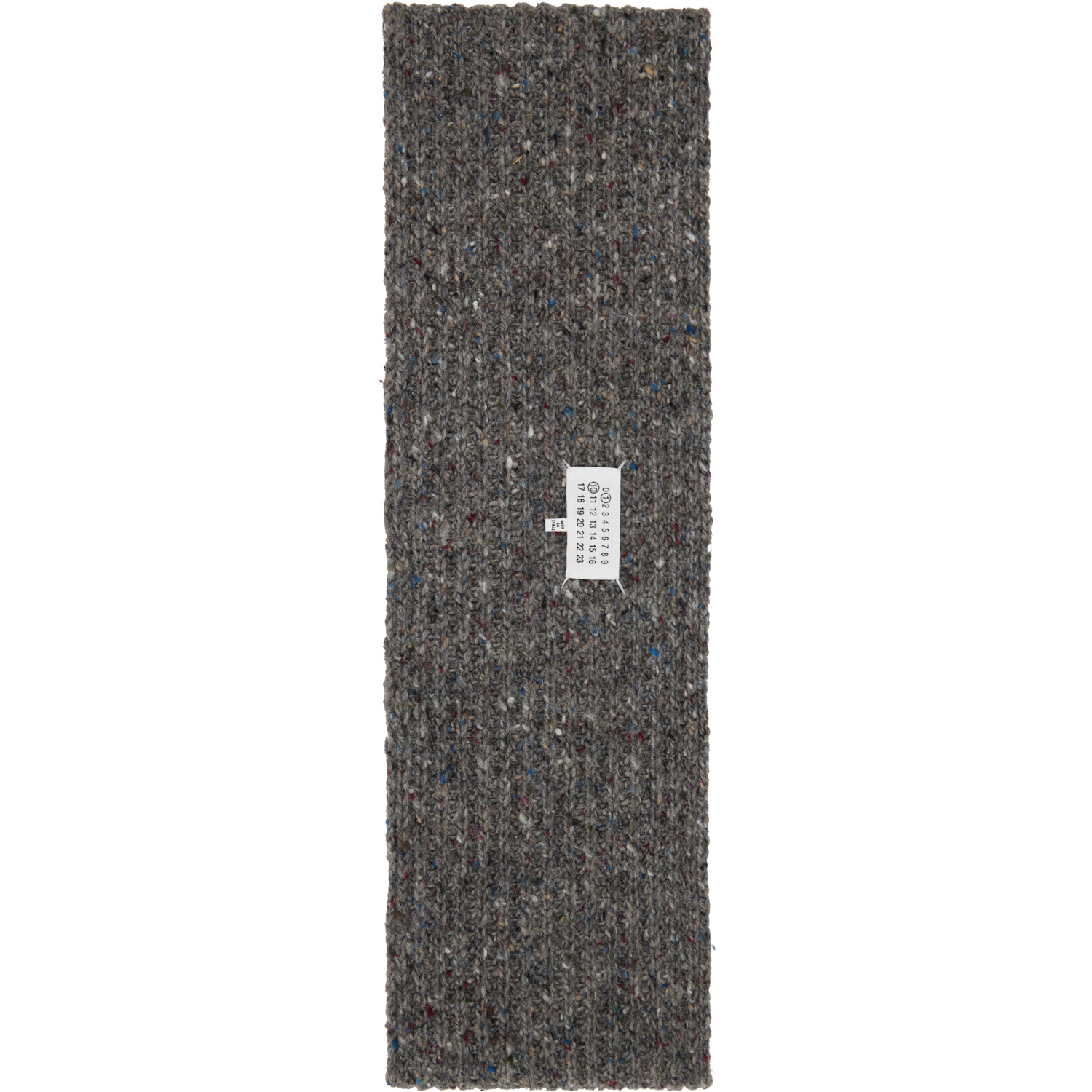  Maison Margiela Gray Virgin Wool Scarf 