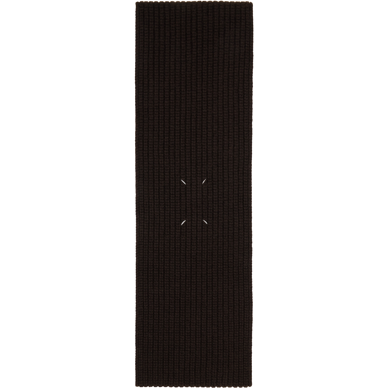  Maison Margiela Brown Cashmere Scarf 