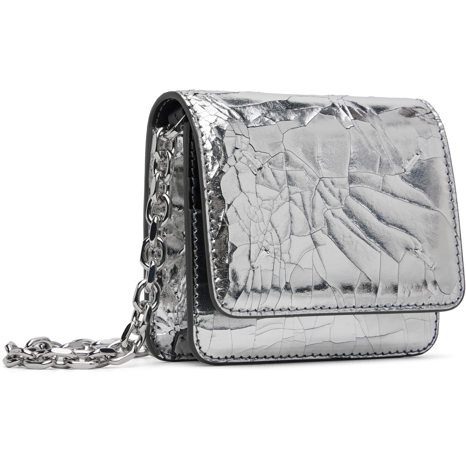  Maison Margiela Silver Chain Small Wallet 