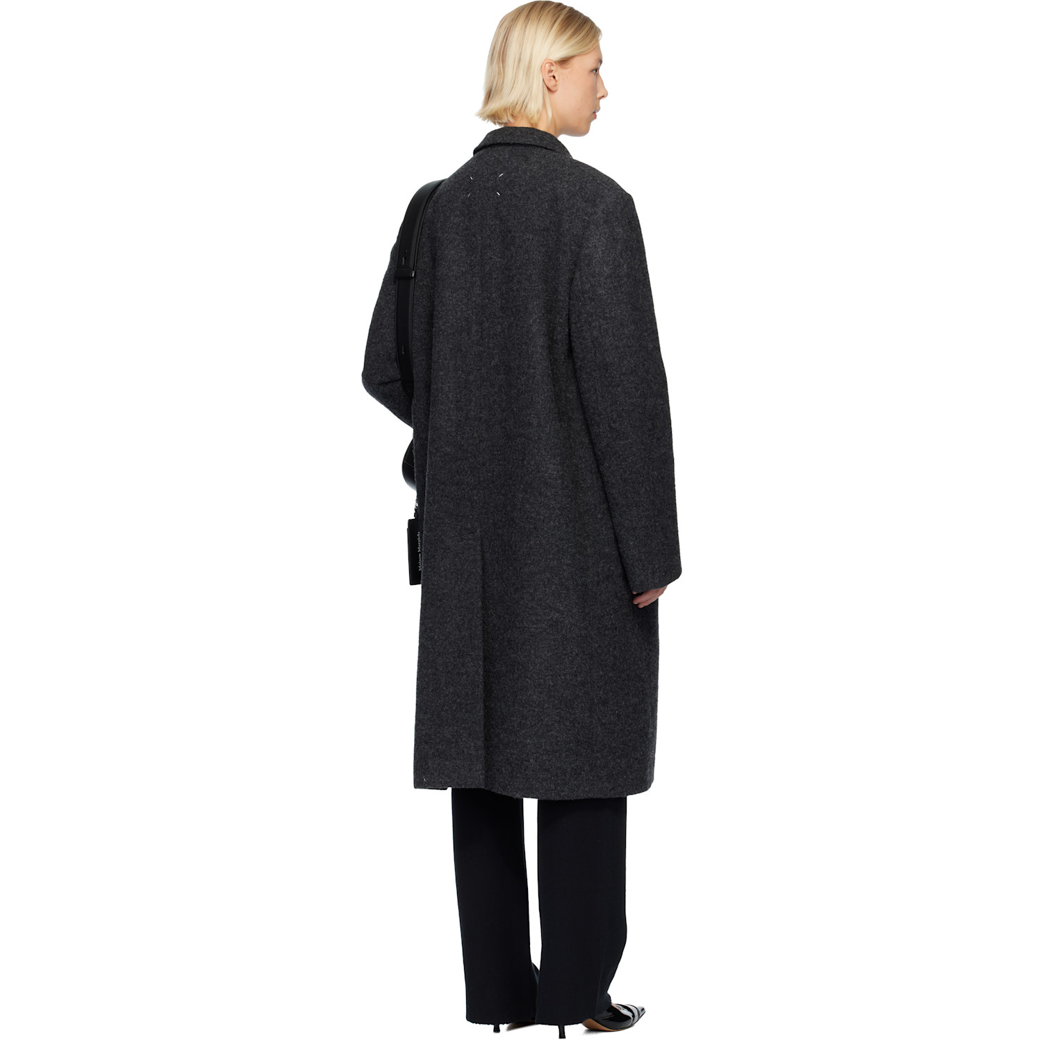  Maison Margiela Gray Wool Coat 