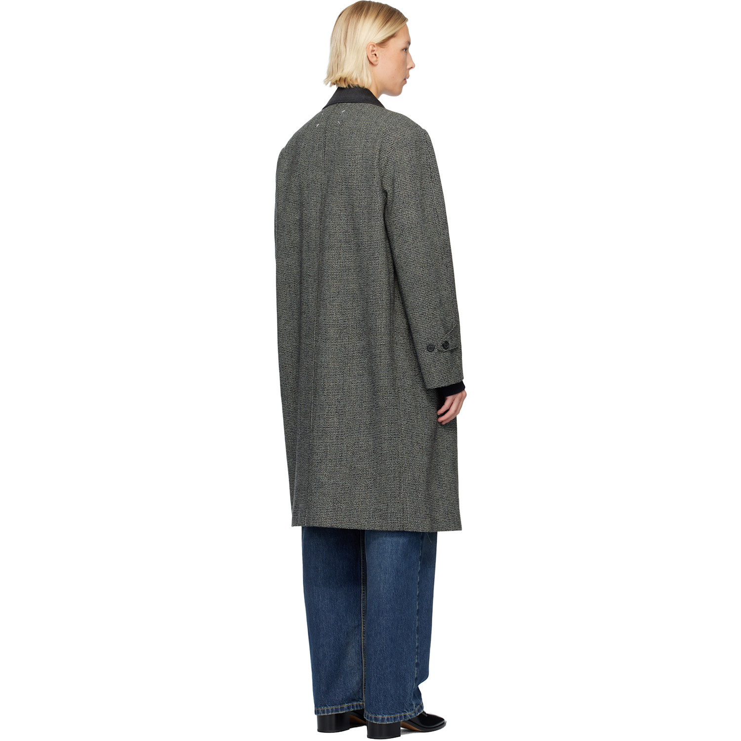  Maison Margiela Black Wool Coat 