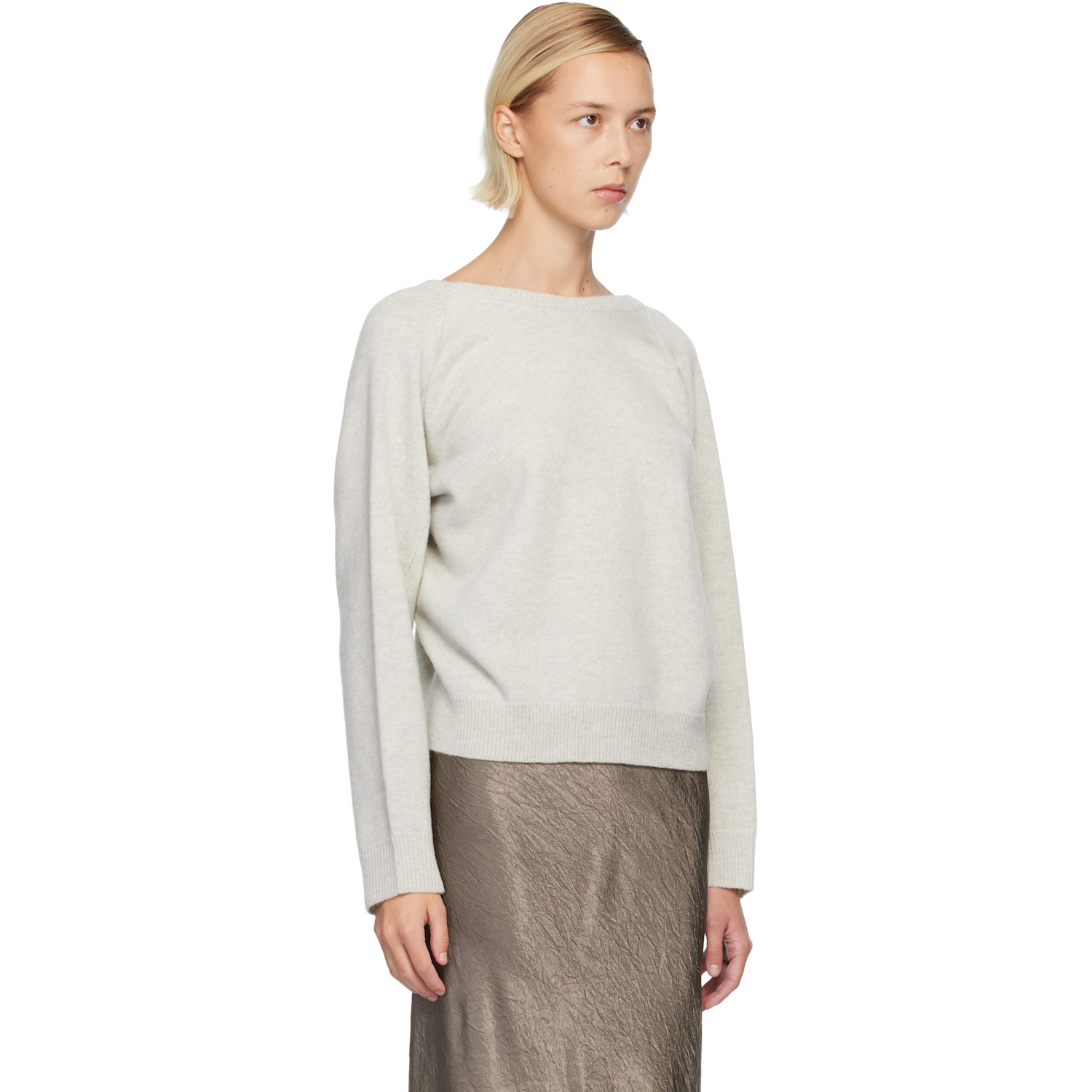  Maison Margiela Gray Wool Knit Sweater 