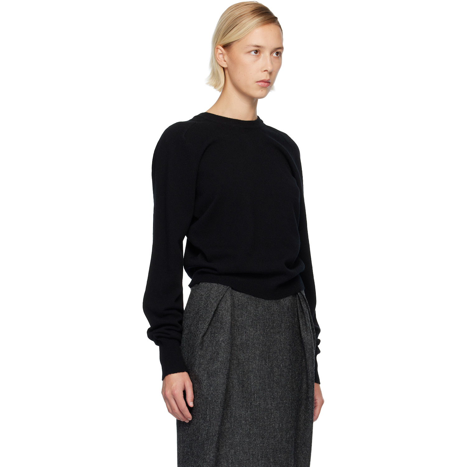  Maison Margiela Black Wool Knit Sweater 