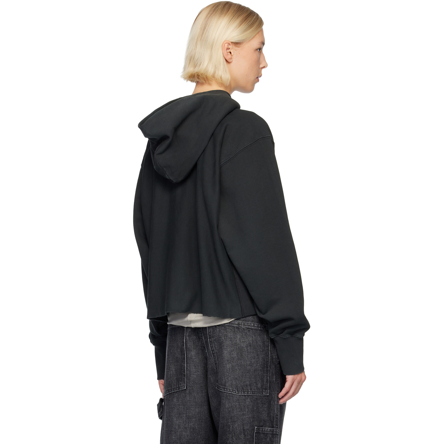  Maison Margiela Black Logo Hoodie 
