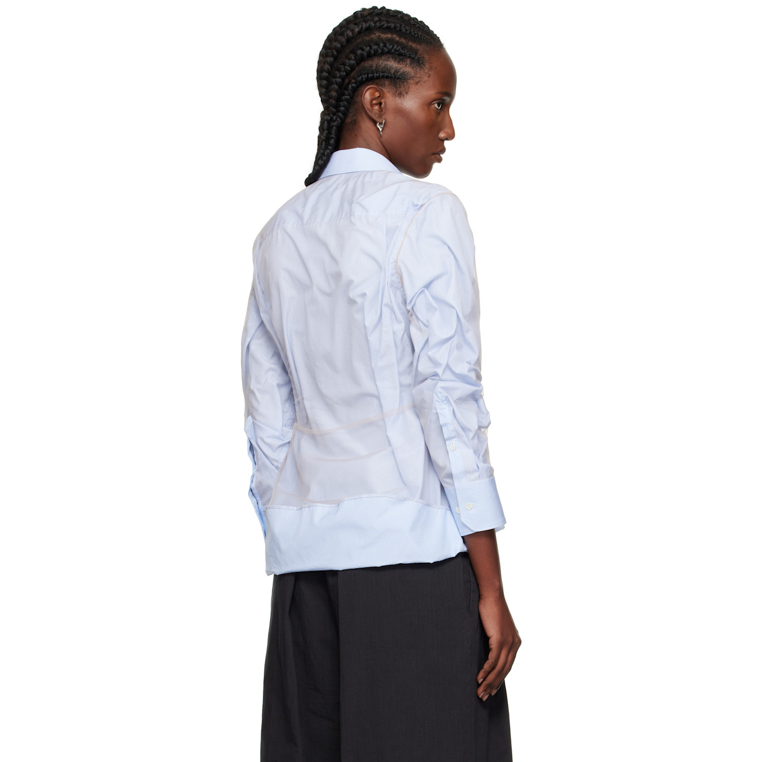  Maison Margiela Blue Organic Cotton Shirt 