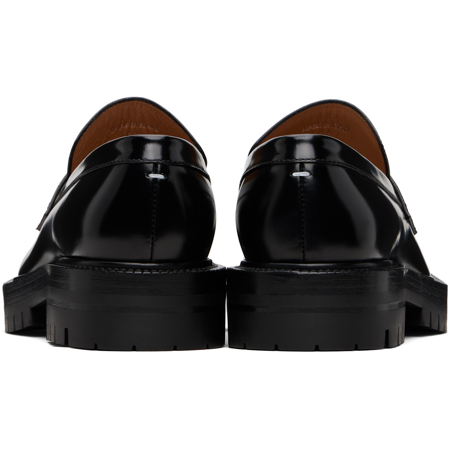  Maison Margiela Black Tabi Loafers 