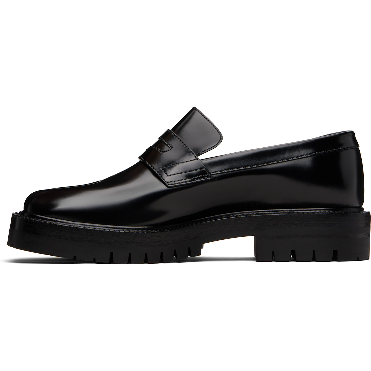  Maison Margiela Black Tabi Loafers 