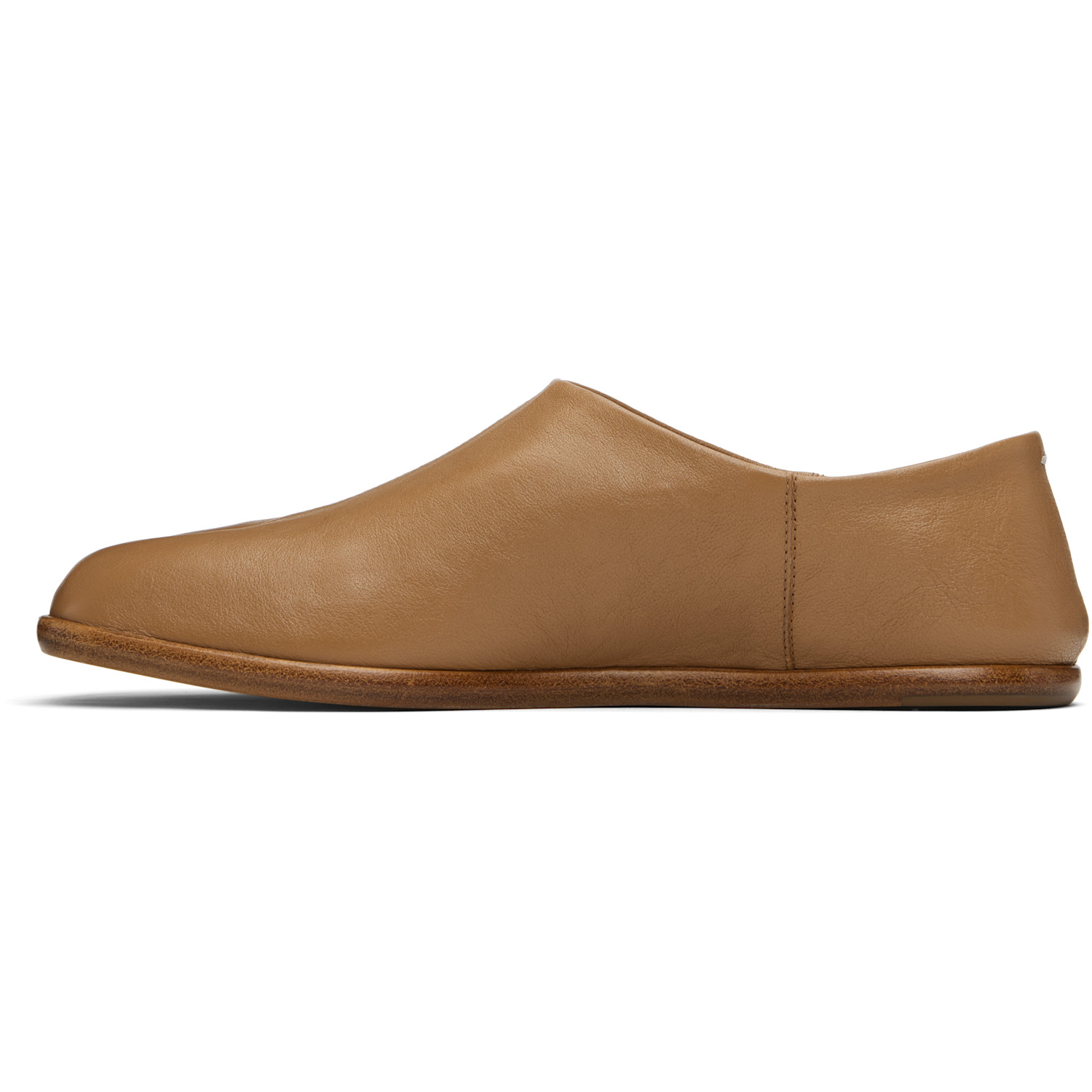  Maison Margiela Tan Tabi Babouches Loafers 
