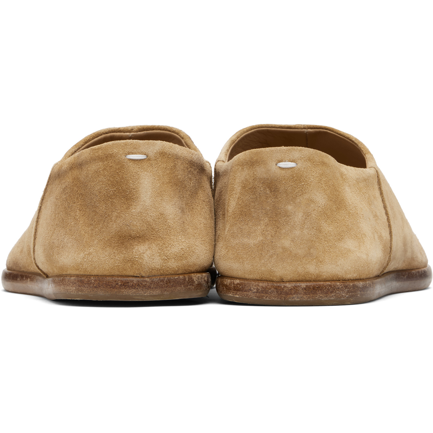  Maison Margiela Tan Tabi Babouches Loafers 