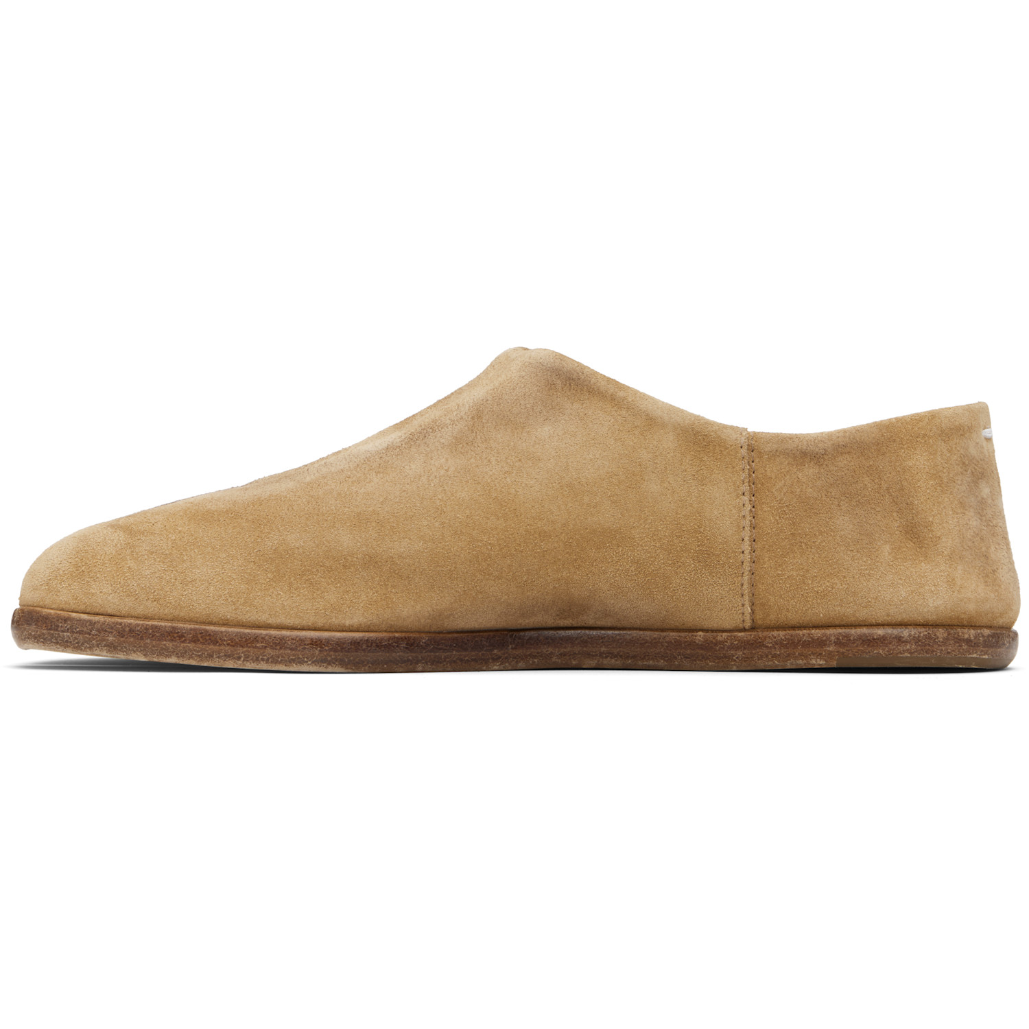  Maison Margiela Tan Tabi Babouches Loafers 