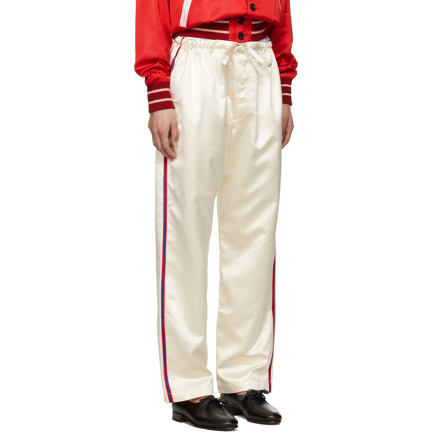 Bode Off-white Redtail Pajama Trousers 